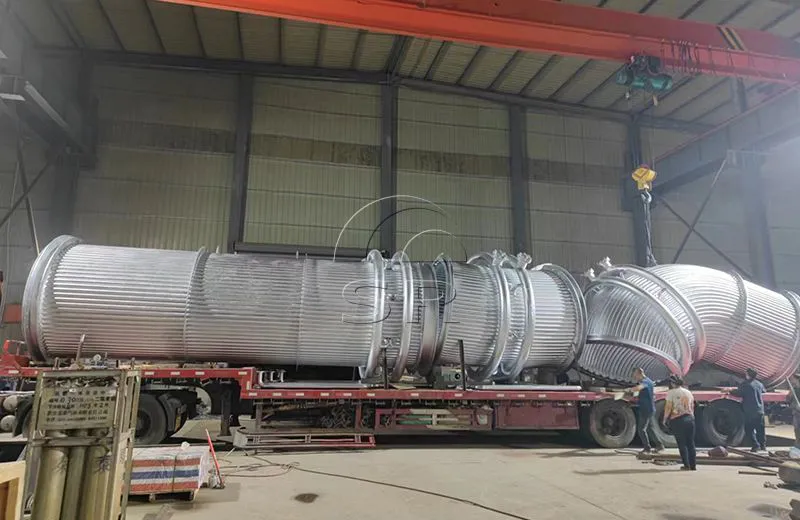 Введение в выход дымохода печи с водяным охлаждением