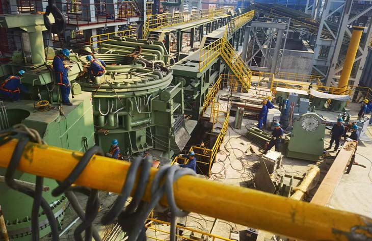 25 MVA electric arc furnace